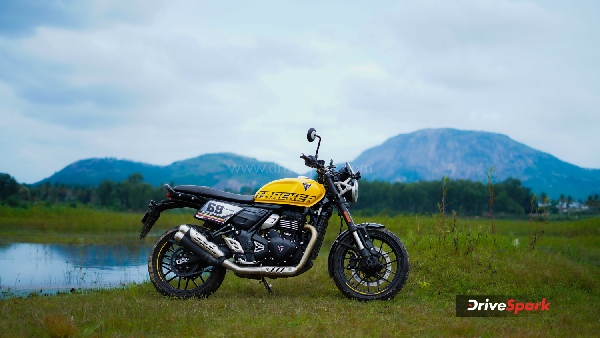Triumph Tracker 400 Yellow 2