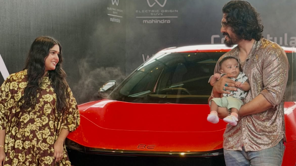 malayalam tv serial actor bought mahindra be 6 electric car malayalam tv serial actor bought mahindra be 6 electric car