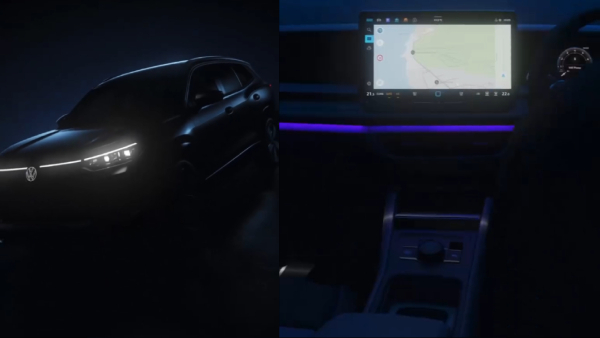 volkswagen tayron suv car teased volkswagen tayron suv car teased