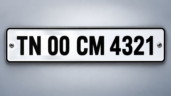 TN Number Plate TN Number Plate