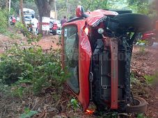 ఈకోస్పోర్ట్ టెస్ట్ డ్రైవ్‌లో అపశృతి; పనిచేసిన ఎమర్జెన్సీ అసిస్ట్