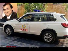 ముఖేష్ అంబానీ సేవలో ఉన్న భారత పోలీసులకు బిఎమ్‌డబ్ల్యూ ఎక్స్5