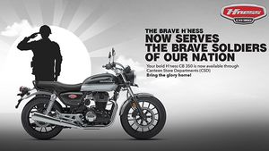 Honda H'ness CB350 మరియు CB350RS బైకులు ఇప్పుడు CSD క్యాంటీన్‌లో