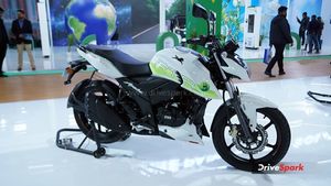 ఫ్లెక్స్ ఫ్యూయల్ విభాగంలో TVS.. 2023 ఆటో ఎక్స్‌పోలో అపాచే RTR 160 4V ఫ్లెక్స్ ఫ్యూయల్ ఆవిష్కరణ