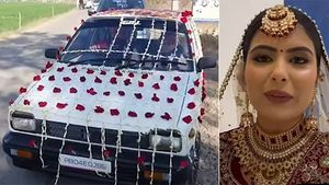 పెళ్లి కారుగా మారుతి 800 ఉపయోగించిన NRI.. మీరు ఇలానే చేశారా..?