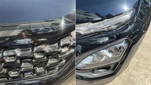 ఎండకు కరిగిపోయిన కారు ముందు భాగం..డబ్బులు చెల్లించాలన్న కంపెనీ.. అవ్వాక్కైన ఓనర్