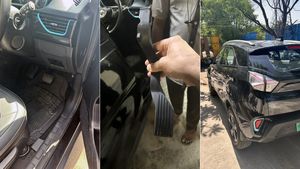 టాటా నెక్సాన్‌ ఈవీ డ్రైవింగ్‌లో ఉండగా విరిగిపోయిన యాక్సిలరేటర్‌ పెడల్..! 