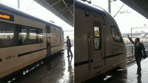 Video Viral వందేభారత్‌ రైలు ఎక్కబోయి కిందపడిన టీసీ.. ఆ టెక్నాలజీ లేకుంటే..!!