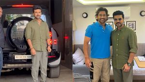 ఖరీదైన ల్యాండ్‌ రోవర్‌ డిఫెండర్‌లో ధోనీ నివాసానికి రామ్‌ చరణ్‌.. వైరల్‌ అవుతున్న వీడియో