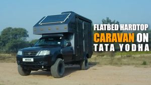 కారవాన్‌గా టాటా యోధా పికప్‌ ట్రక్‌.. లోపల స్టార్‌ హోటల్‌ తరహా సౌకర్యాలు.. ఈ వీడియో కచ్చితంగా చూడాల్సిందే..!