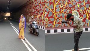 నడిరోడ్డుపై పెళ్లి కూతురు ఫోటోషూట్‌.. మండిపడుతున్న నెటిజన్లు!! (వీడియో)