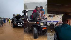 నీటిలో అయితే ఏం.. అక్కడుంది మహీంద్రా కారు - ఫిదా చేస్తున్న వీడియో