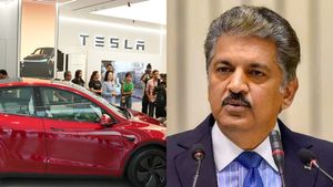 ఓ రోజు ఛార్జింగ్ స్టేషన్ దగ్గర కలుసుకుందాం.. టెస్లా ఎంట్రీపై ఆనంద్ మహీంద్రా ఆసక్తికర పోస్ట్! 