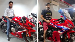 నాలుగేళ్ల కష్టానికి ఫలితం.. ఒకప్పుడు షోరూమ్‌లో ఉద్యోగి.. ఈరోజు అదే షోరూమ్‌లో బైక్ యజమాని 