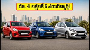 తక్కువ బడ్జెట్‌లో 6 ఎయిర్‌బ్యాగ్స్ భద్రత.. రూ. 4 లక్షలకే లభించే బెస్ట్ కార్లు ఇవే!