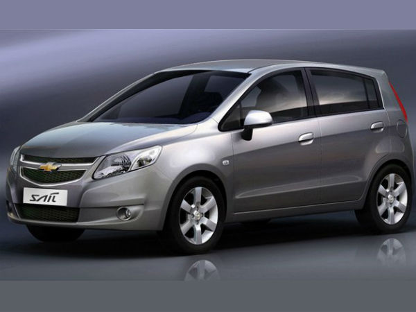 చెవర్లే సెయిల్ - కొలతలు: