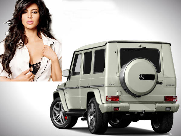 కిమ్ కర్దాషియాన్ మెర్సిడెస్ బెంజ్ జి63