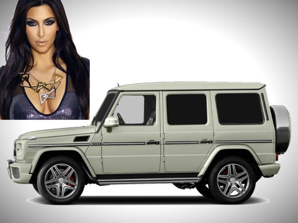 కిమ్ కర్దాషియన్ మెర్సిడెస్ బెంజ్ జి63