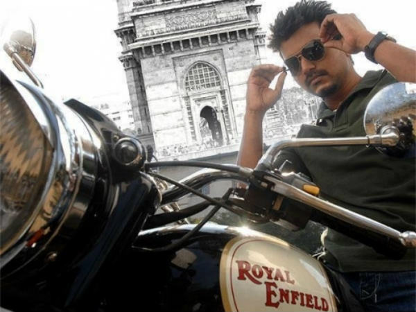 హీరో విజయ్ - రాయల్ ఎన్‌ఫీల్డ్