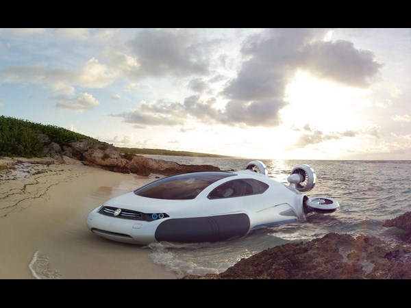 నీటిపై ఫోక్స్‌వ్యాగన్ ఆక్వా