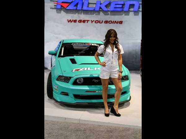 సెమా 2012 ఆటో షోలో మెరిసిన అమ్మాయిలు