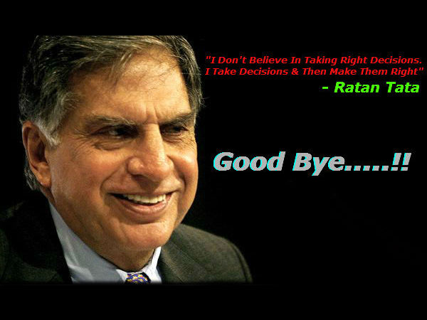 రతన్ టాటా సందేశం