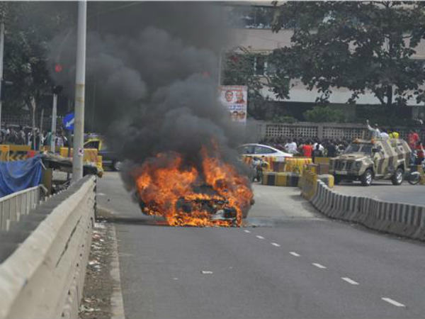 అగ్గిలో భుగ్గి అయిన ఆడి ఆర్8 సూపర్ కారు