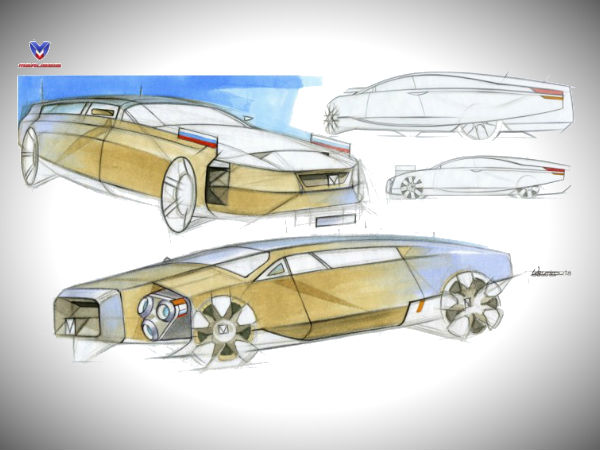 రష్యా ప్రెసిడెంట్ వ్లాదిమర్ పుతిన్ కోసం కొత్త కార్ డిజైన్లు