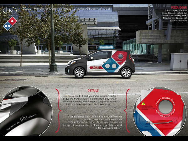 పిజ్జా డెలివరీ కారుగా మారిన చెవర్లే బీట్/స్పార్క్