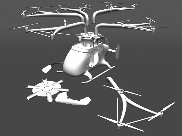'ఈ-వోలో' మల్టీకాప్టర్‌లో పక్షిలా ఎగిరిపోదాం రండి