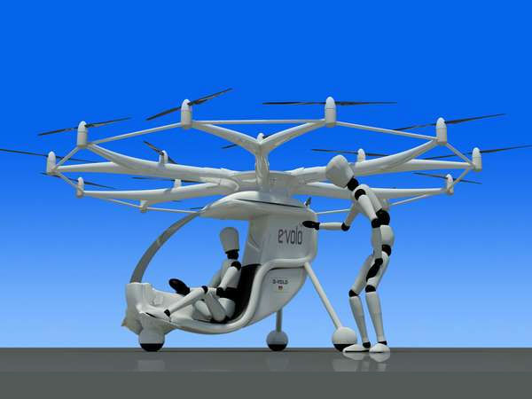 'ఈ-వోలో' మల్టీకాప్టర్‌లో పక్షిలా ఎగిరిపోదాం రండి