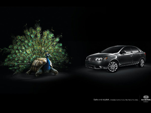 ఆసక్తికరమైన ఆటోమొబైల్ ప్రింట్ ప్రకటనలు