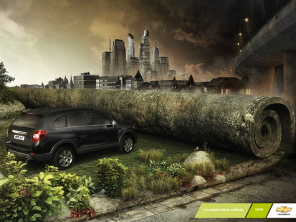 ఆసక్తికరమైన ఆటోమొబైల్ ప్రింట్ ప్రకటనలు