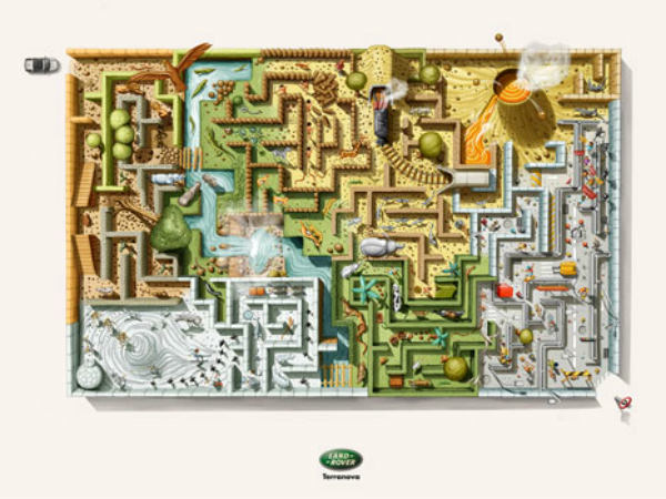 ఆసక్తికరమైన ఆటోమొబైల్ ప్రింట్ ప్రకటనలు