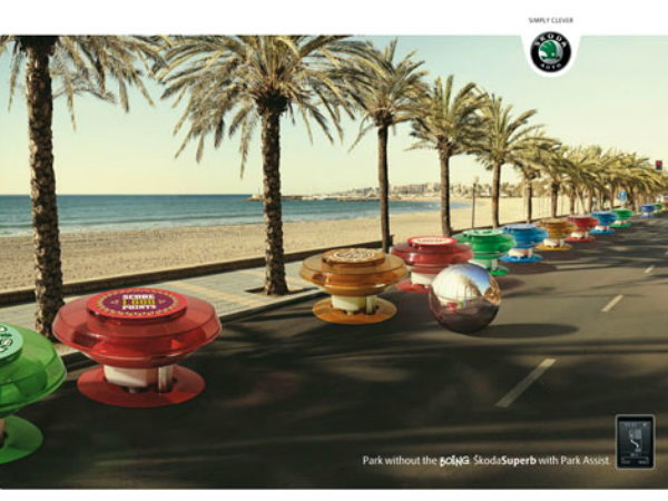 ఆసక్తికరమైన ఆటోమొబైల్ ప్రింట్ ప్రకటనలు