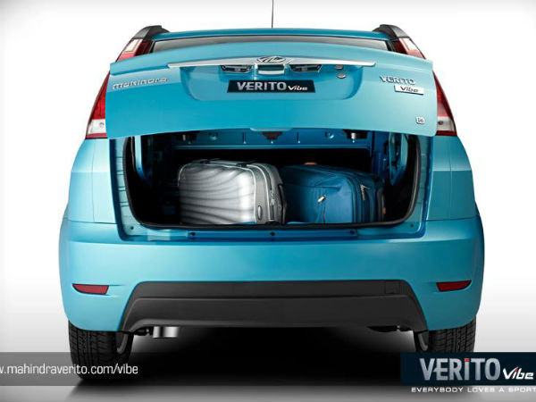 మహీంద్రా వెరిటో వైబ్ బూట్ స్పేస్