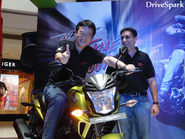 బెంగుళూరులో 'హోండా సిబి ట్రిగ్గర్' విడుదల