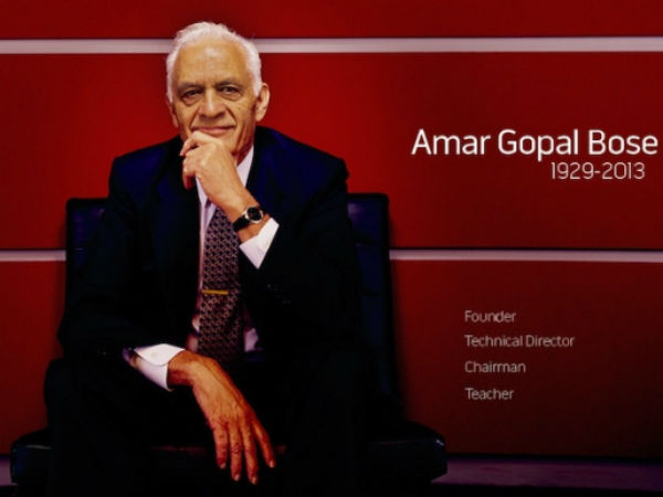 Bose Corporation Founder Amar G Bose Died