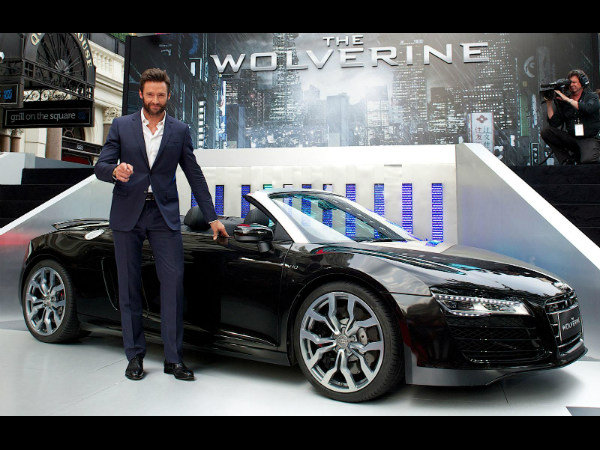 Audi R8 At Hugh Jackman’s Wolverine Movie Premiere