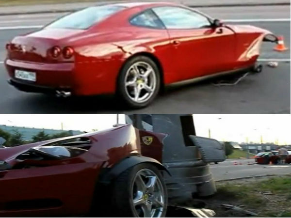 లాంబోర్గినీ అవెంటేడర్ యాక్సిడెంట్