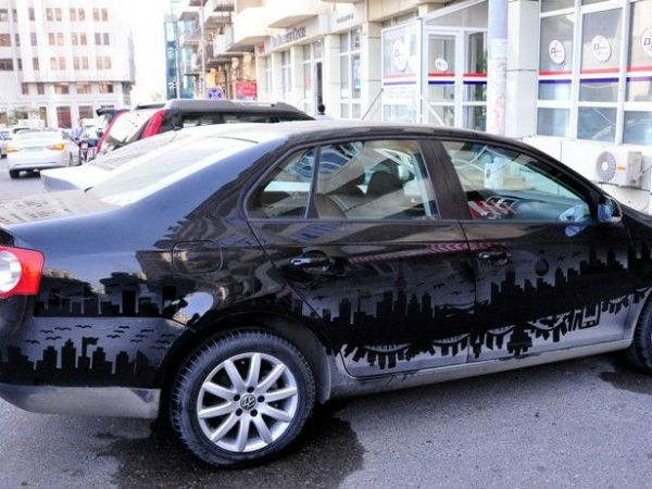 డర్టీ కార్స్‌పై అమేజింగ్ ఆర్ట్ వర్క్