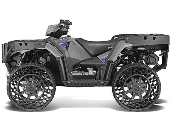 ఎయిర్‌‌లెస్ టైర్లతో కూడిన పోలారిస్ ఏటివి