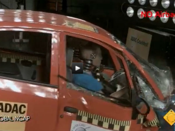 టాటా నానో గ్లోబల్ ఎన్‌సిఏపి క్రాష్ టెస్ట్ రిజల్ట్స్