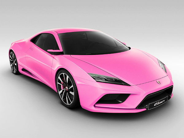 పింక్ కలర్ కార్స్