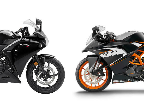 ఆర్‌సి 200 vs సిబిఆర్250ఆర్ - బ్రేక్స్ అండ్ సస్పెన్షన్