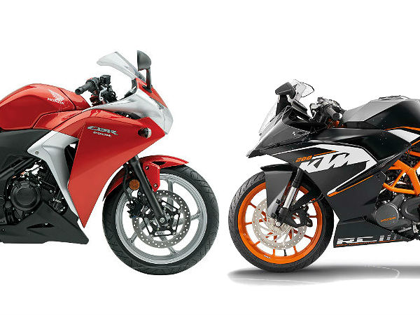 ఆర్‌సి 200 vs సిబిఆర్250ఆర్ - ఇంజన్