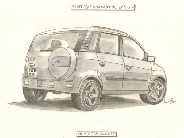 మహీంద్రా క్వాంటో స్కెచ్