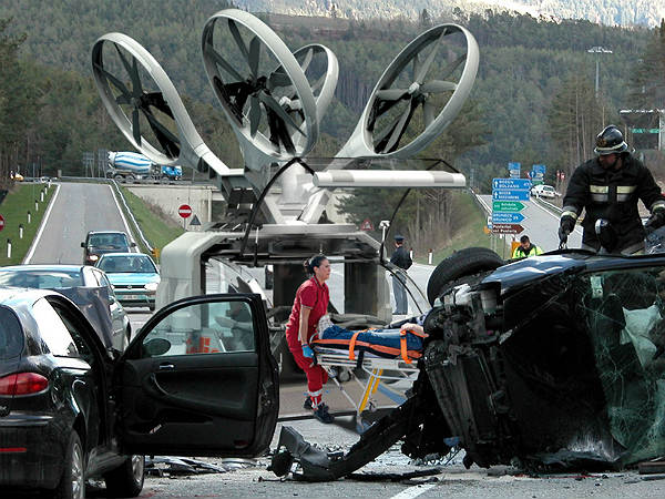 ఎగిరే డ్రోన్ అంబులెన్స్