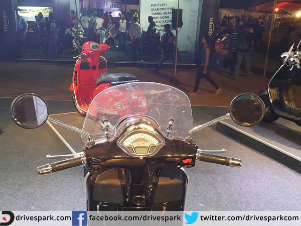 ఇండియా బైక్ వీక్ 2015: వెస్పా జిటిఎస్ 300 స్కూటర్ ప్రదర్శన