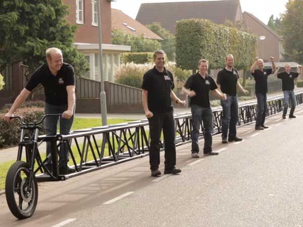  ప్రపంచ వ్యాప్తంగా అత్యంత పొడవైన సైకిల్: గిన్నిస్ రికార్డ్, వీడియో 